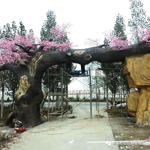 批發仿真樹大門設計圖 潛江仿真樹大門