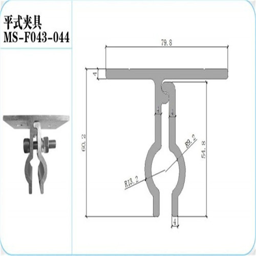 厦门屋面铝合金抗风夹具