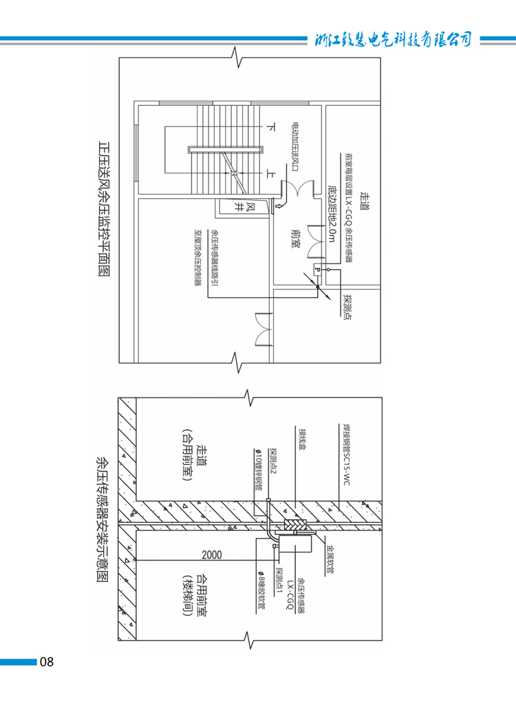 电子式压差传感器控制系统