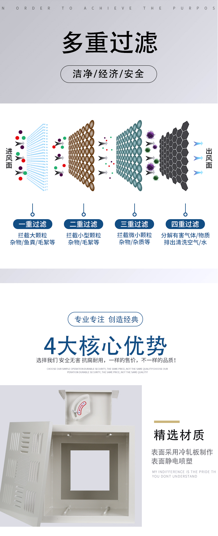 苏州风口四件套过滤器