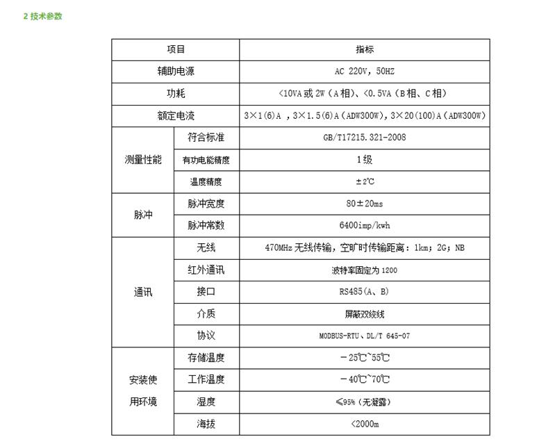 三相模块化电能表