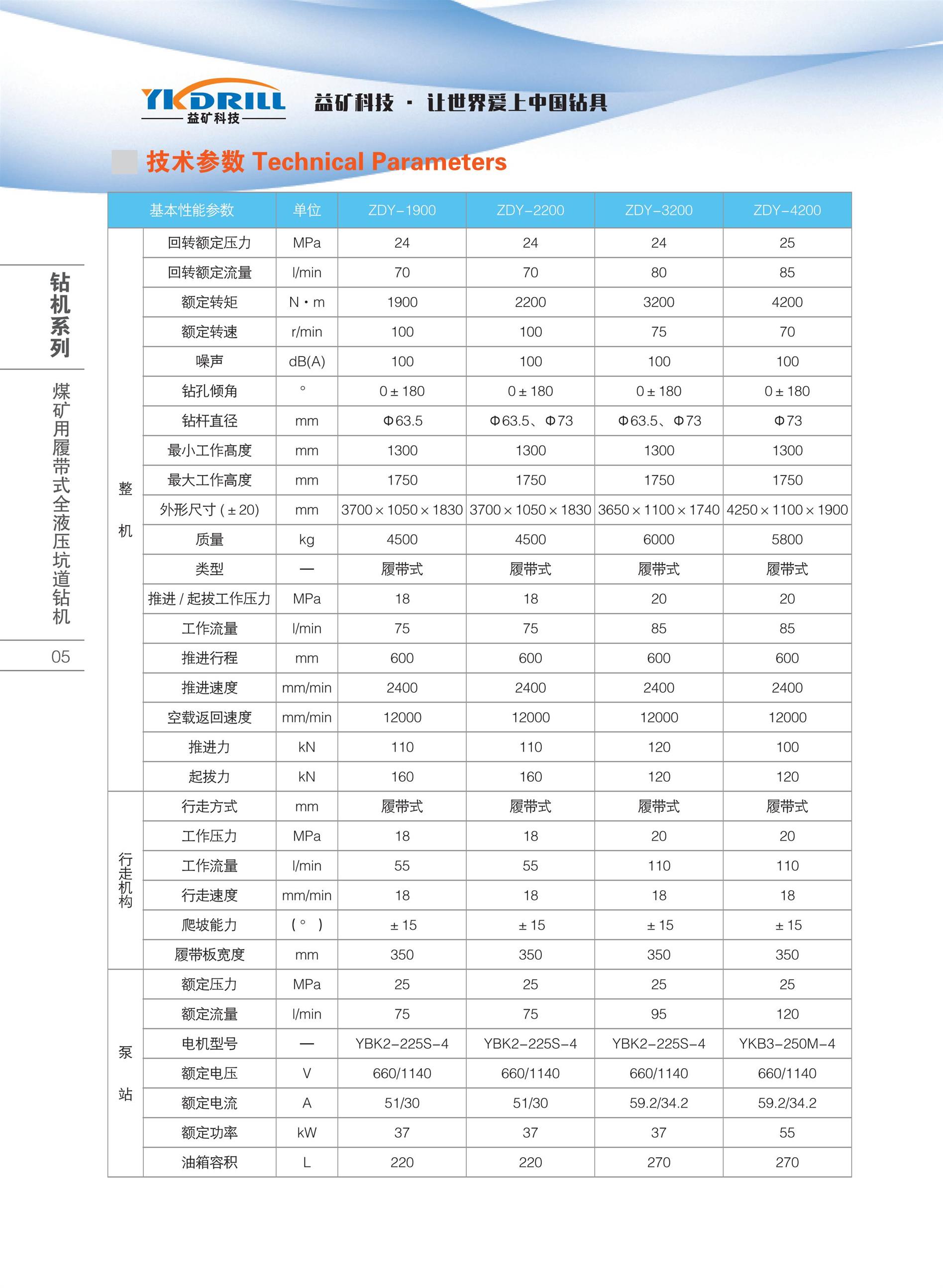 无锡液压履带钻机山东益矿 持久耐用