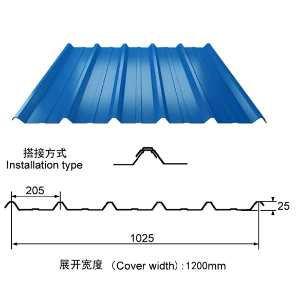 南平彩钢瓦470型