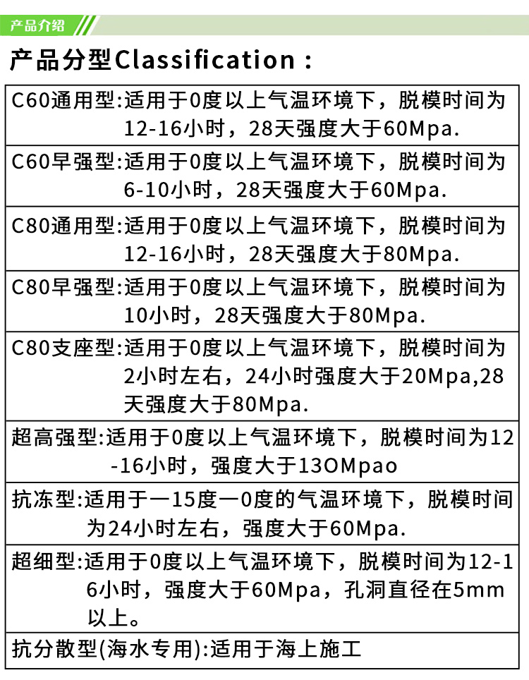 河南高强无收缩灌浆料厂家