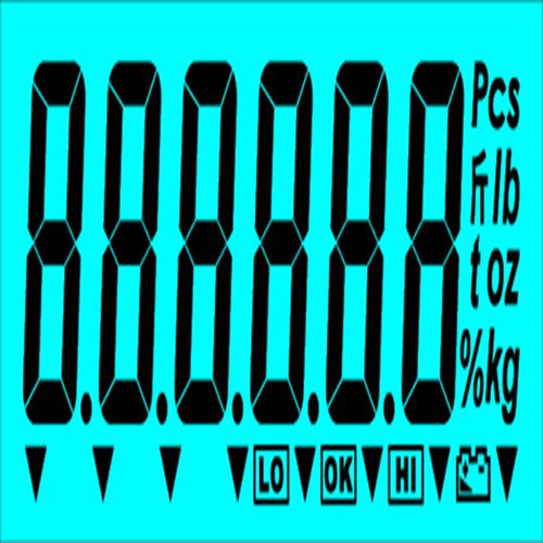 苏州众显定制电子秤TN屏 断码液晶屏