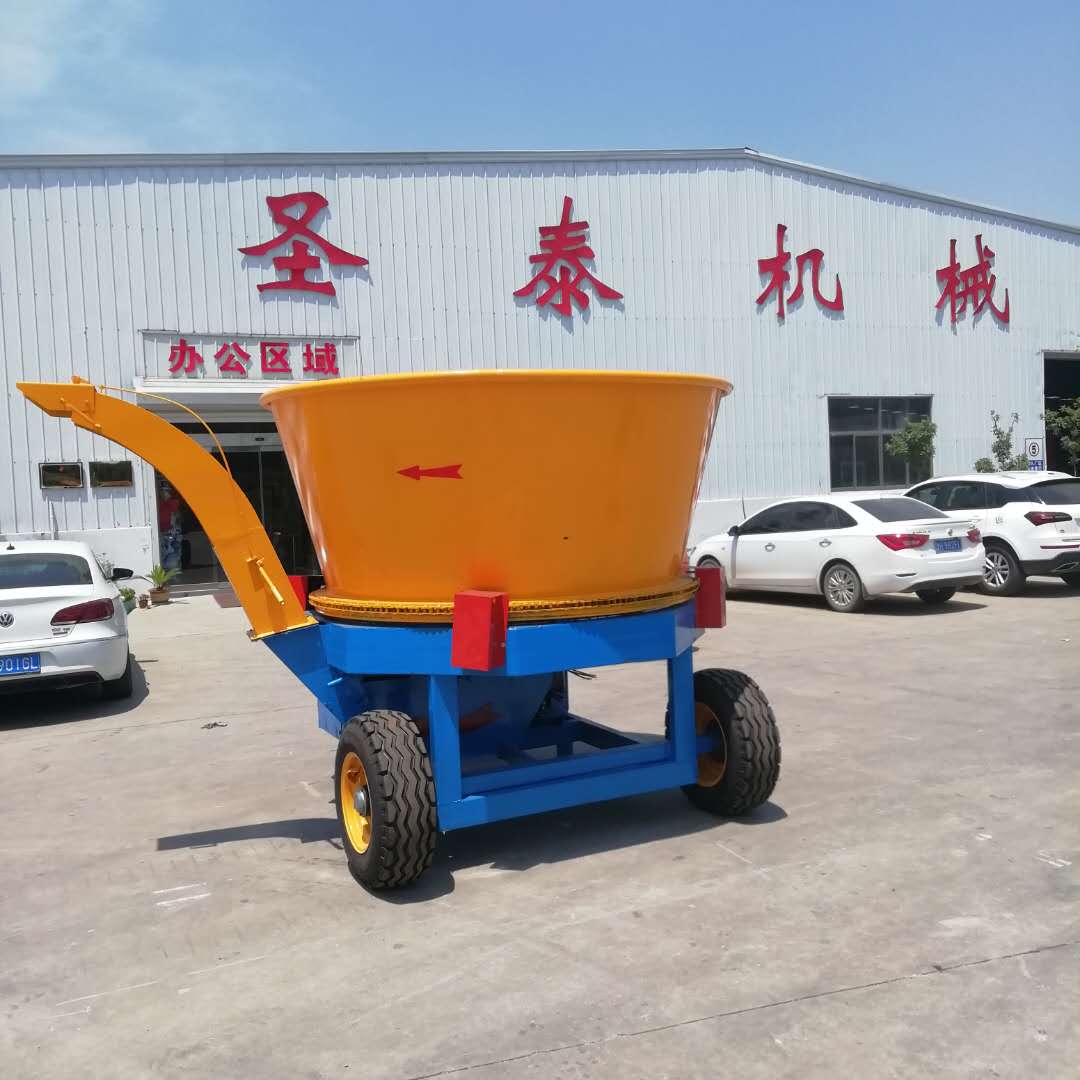 行走式圓盤草捆粉碎機-牧場草捆秸稈破碎機-粉碎機-
