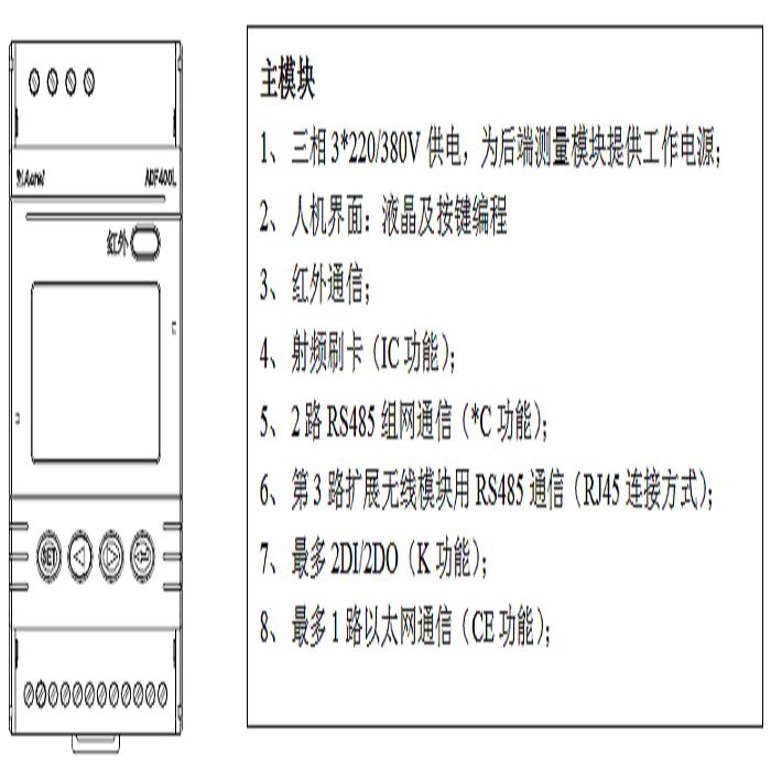 导轨式智能预付费多功能电表价格