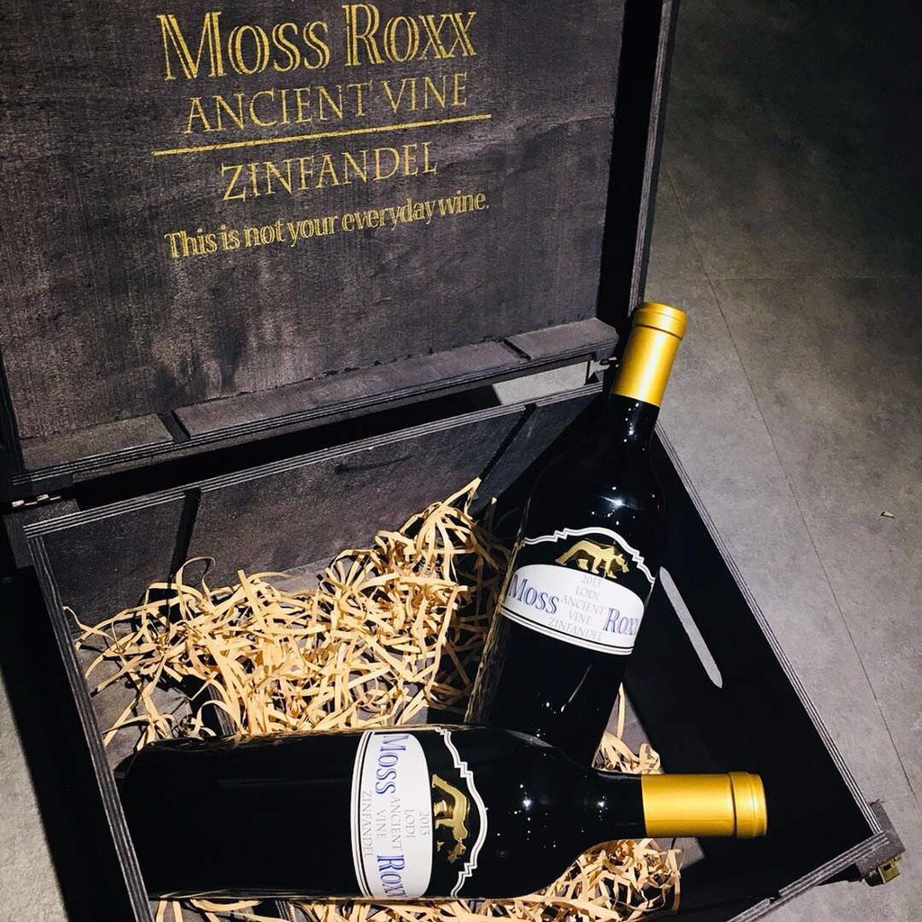 漳州美国加州金熊仙粉黛红葡萄酒 MOSS ROXX 一件代发