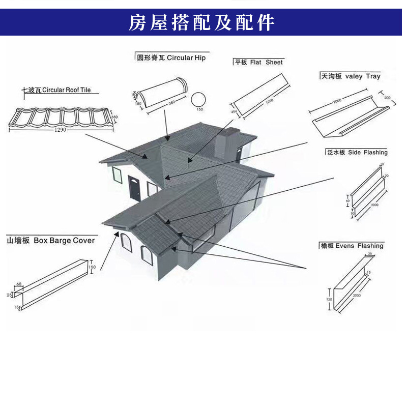 漾濞县瓦厂乡彩石金属瓦厂家