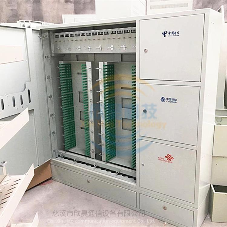 四网合一分纤箱FTTH共享共建 24芯四网合一光纤分纤箱