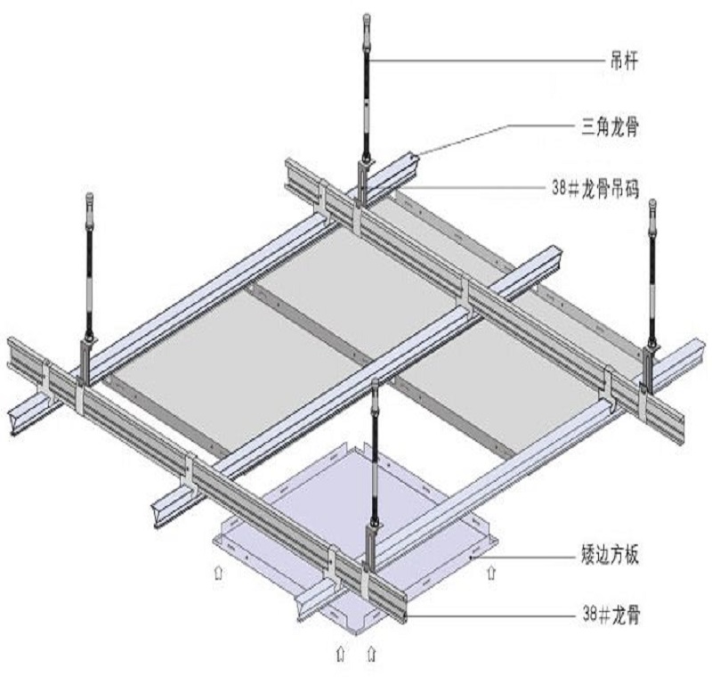 天花铝扣板 郑州天花铝扣板生产