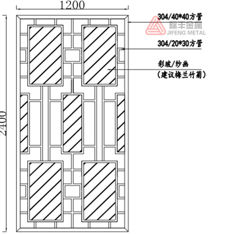 酒泉不锈钢屏风厂家 不锈钢屏风门定做