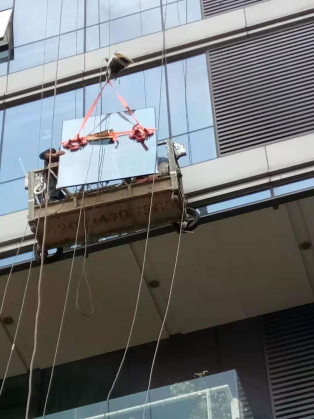 湛江高层建筑幕墙玻璃换