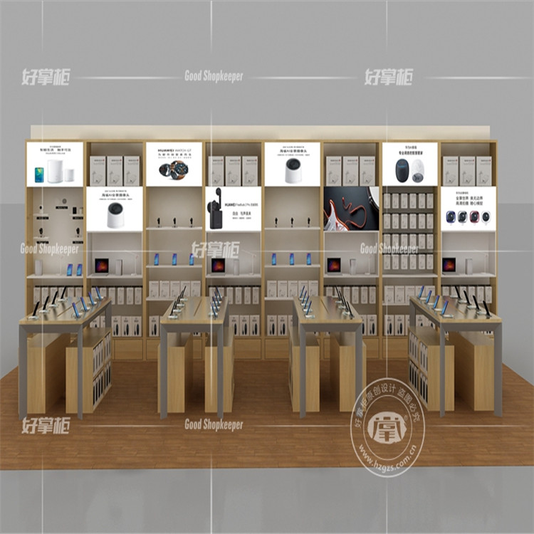 合肥好掌柜手机柜台厂家 荣耀3.6版配件柜体验台收银台