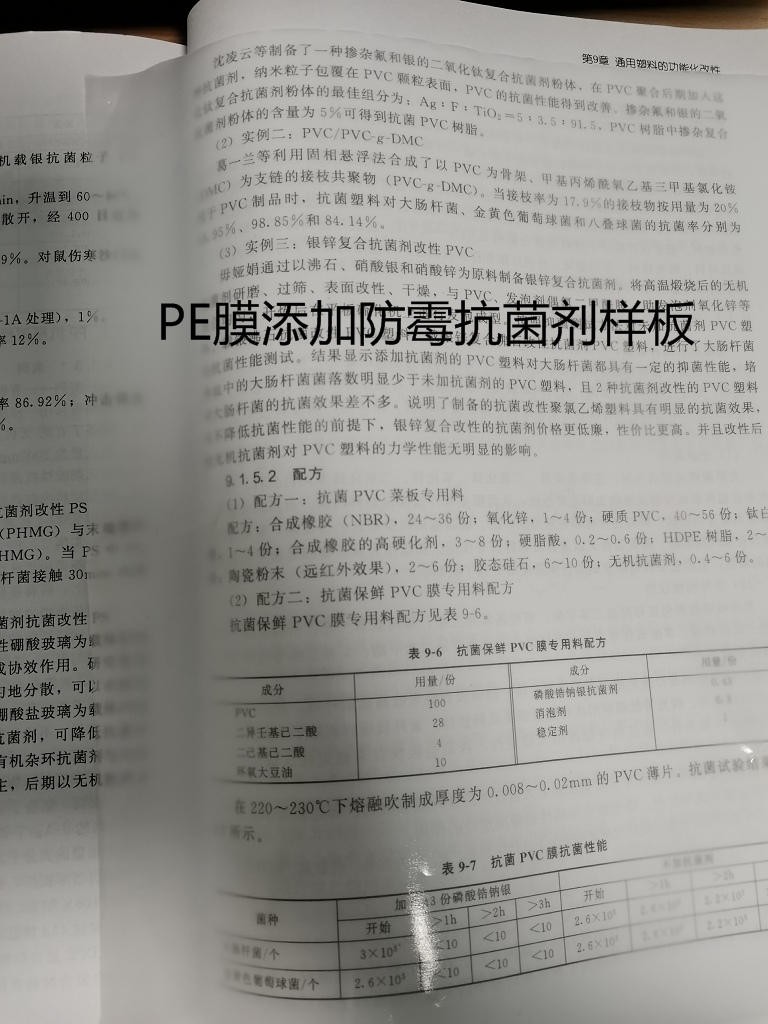 上海TPU防霉抗菌剂价格