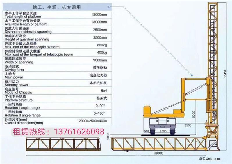 南京养护作业车出出租厂家