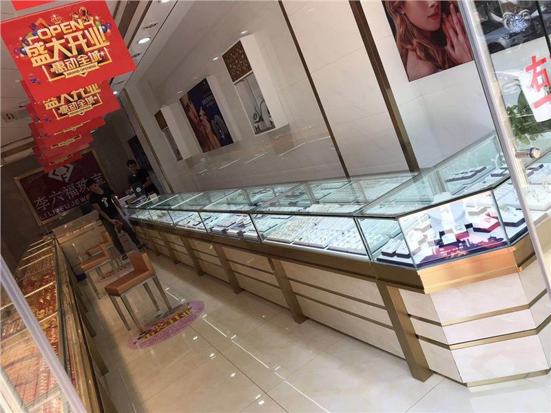 临高县黄金饰品展柜定制