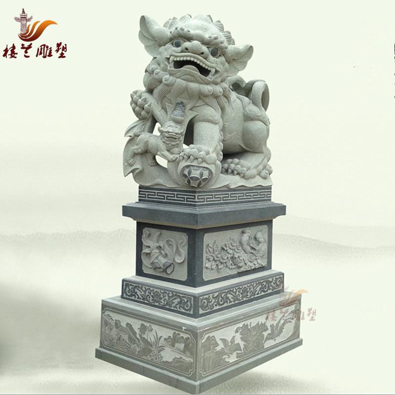 嘉祥石獅子定制 品質**