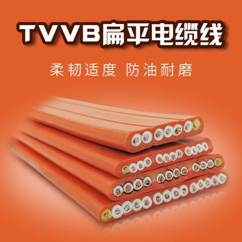 TVVB-扁平柔性耐温电缆