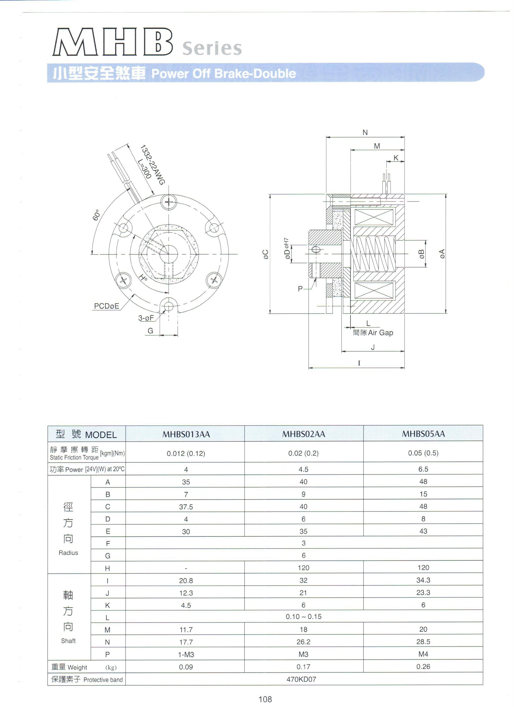 仟岱断电刹车器ABS3S2AA