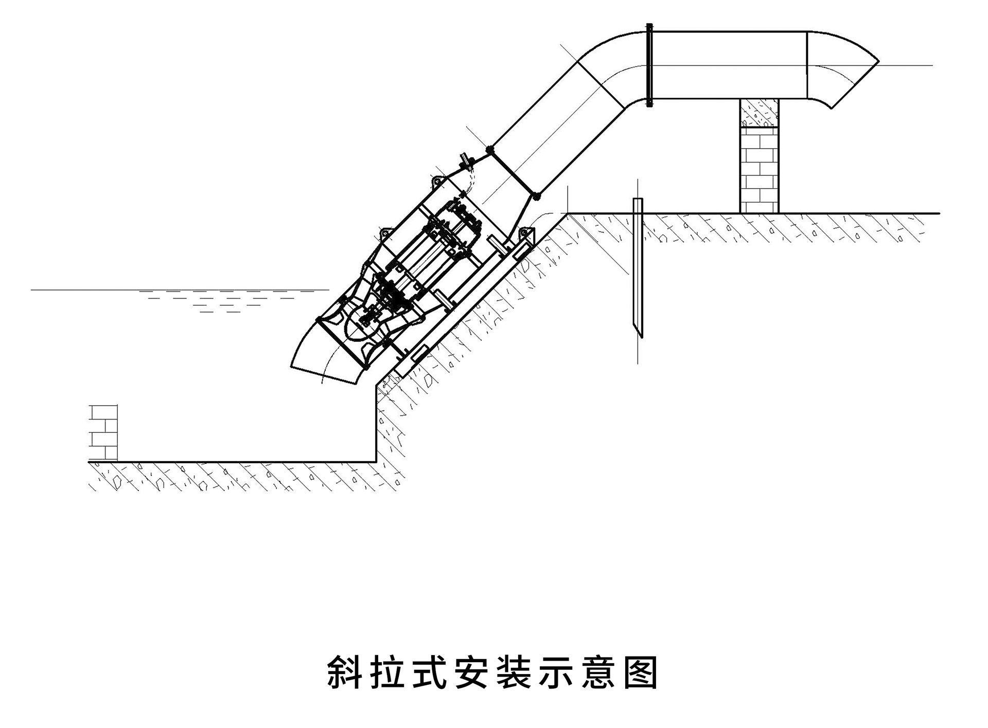 鹤壁雪橇式潜水轴流泵