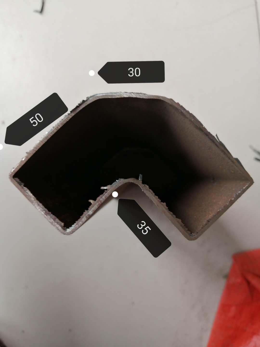 湖北D形異形管 定制樣品