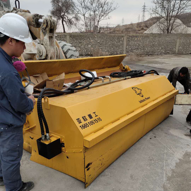 路面施工清掃機 路面清掃車 亞歐重工裝載機改裝掃地車