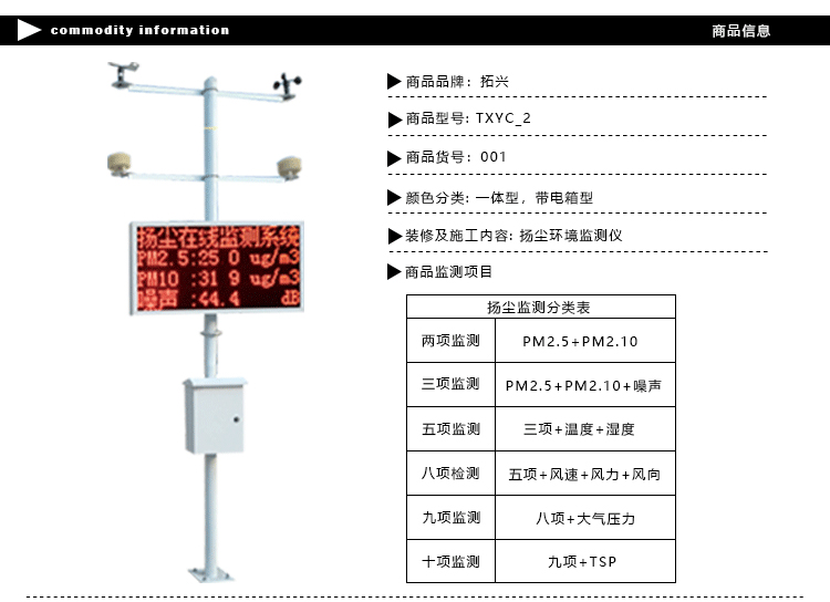 在线扬尘监测系统在线系统