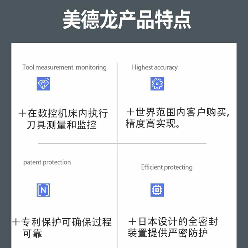 兰州metrol对刀仪 机床测头 P21 P11精度高速度快