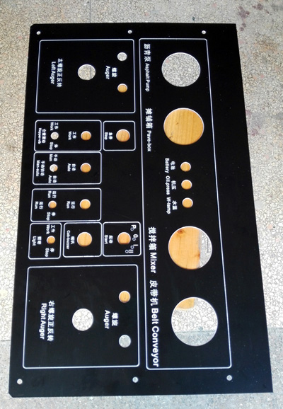 台州氧化铝刻字打标加工厂 亚克力刻字 开关面板