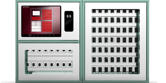 会展展馆智能管理钥匙柜安装电话,钥匙资产管理箱