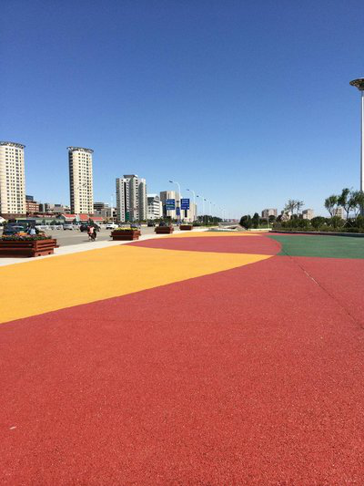 成都市 彩色壓印混凝土 透水地坪 透水砼 
