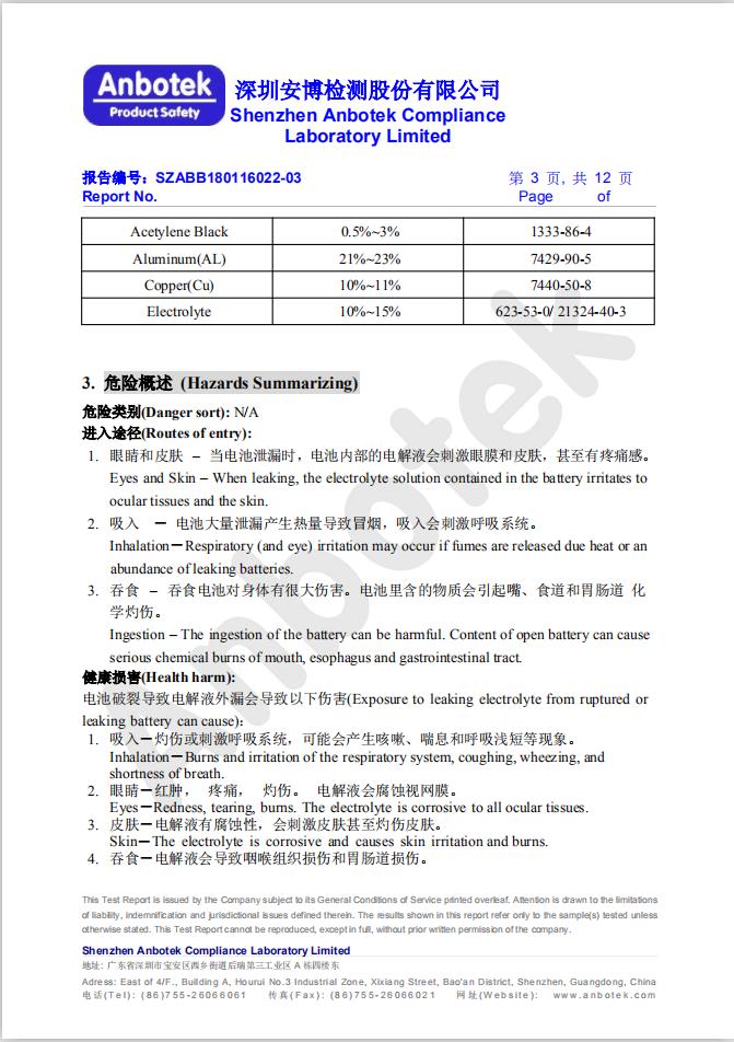 上海空运出口锂电池