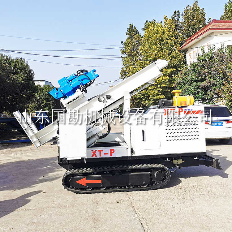 履帶式土壤取樣鉆機 液壓直推取土鉆機
