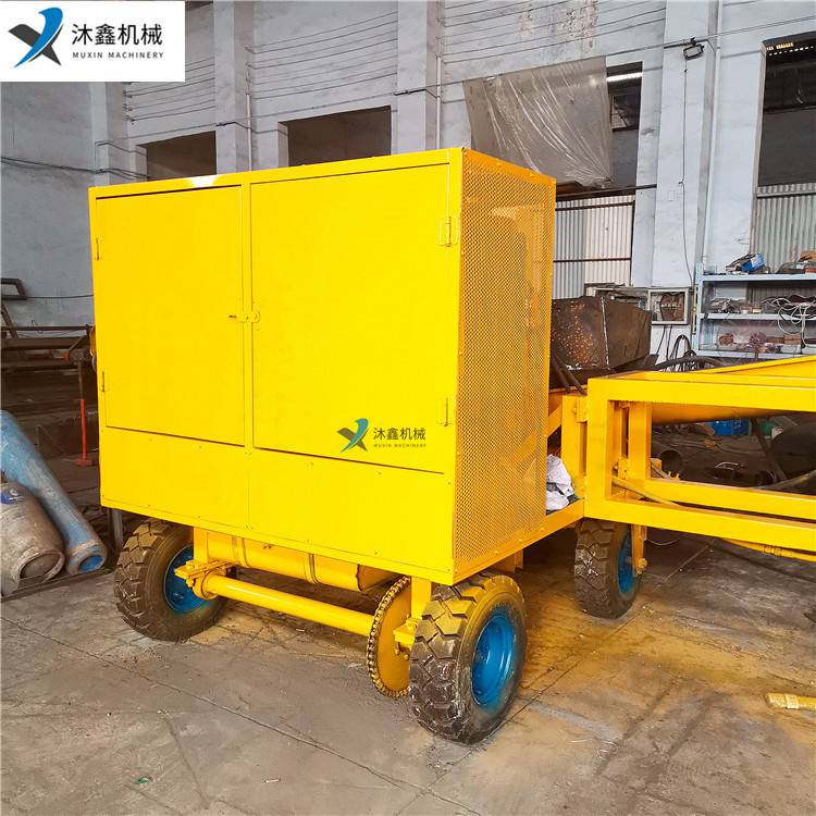 沐鑫供應(yīng)全自動路緣石滑膜機 路肩滑模機