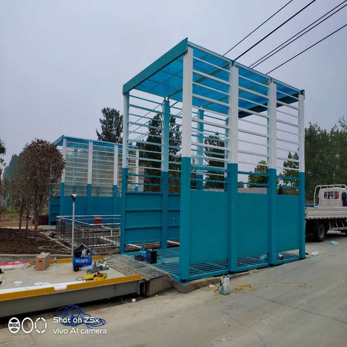 工地沖洗平臺(tái)圖紙 溫縣龍門式洗輪機(jī) 定做