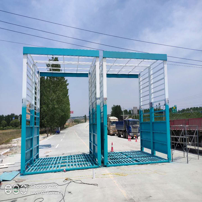 建筑工地簡(jiǎn)易沖洗平臺(tái) 商城封閉洗車設(shè)備 定做