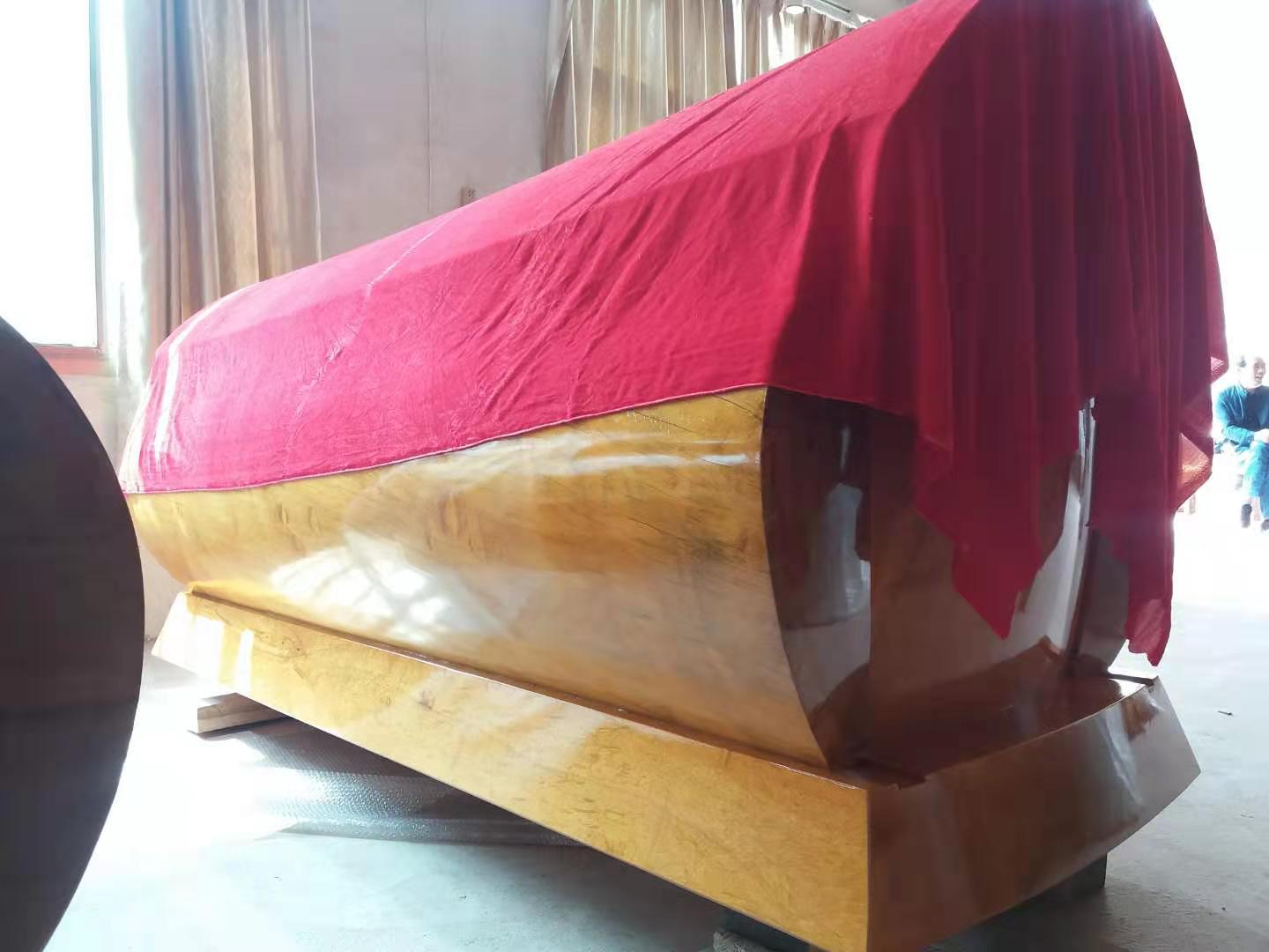 銀川制作金絲楠木棺材du王款 千古帝王木