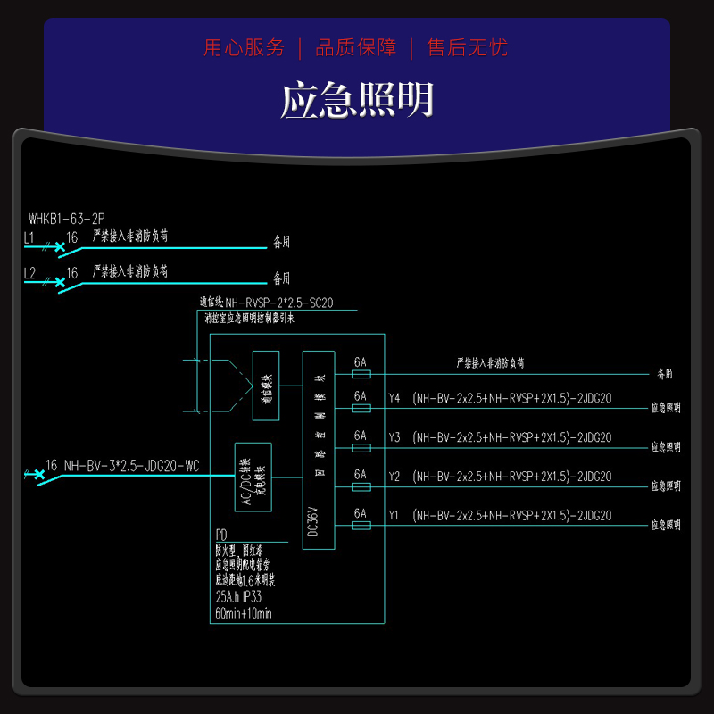 智能应急照明集中电源-XM-D-0.4KVA-3-致慧电气科技