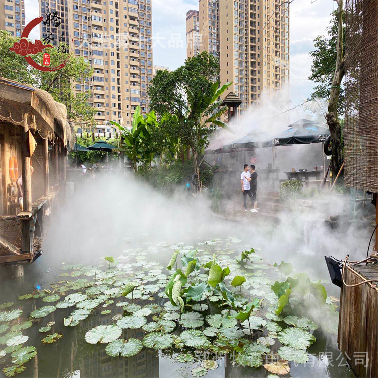 假山水池人工造雾设备工程