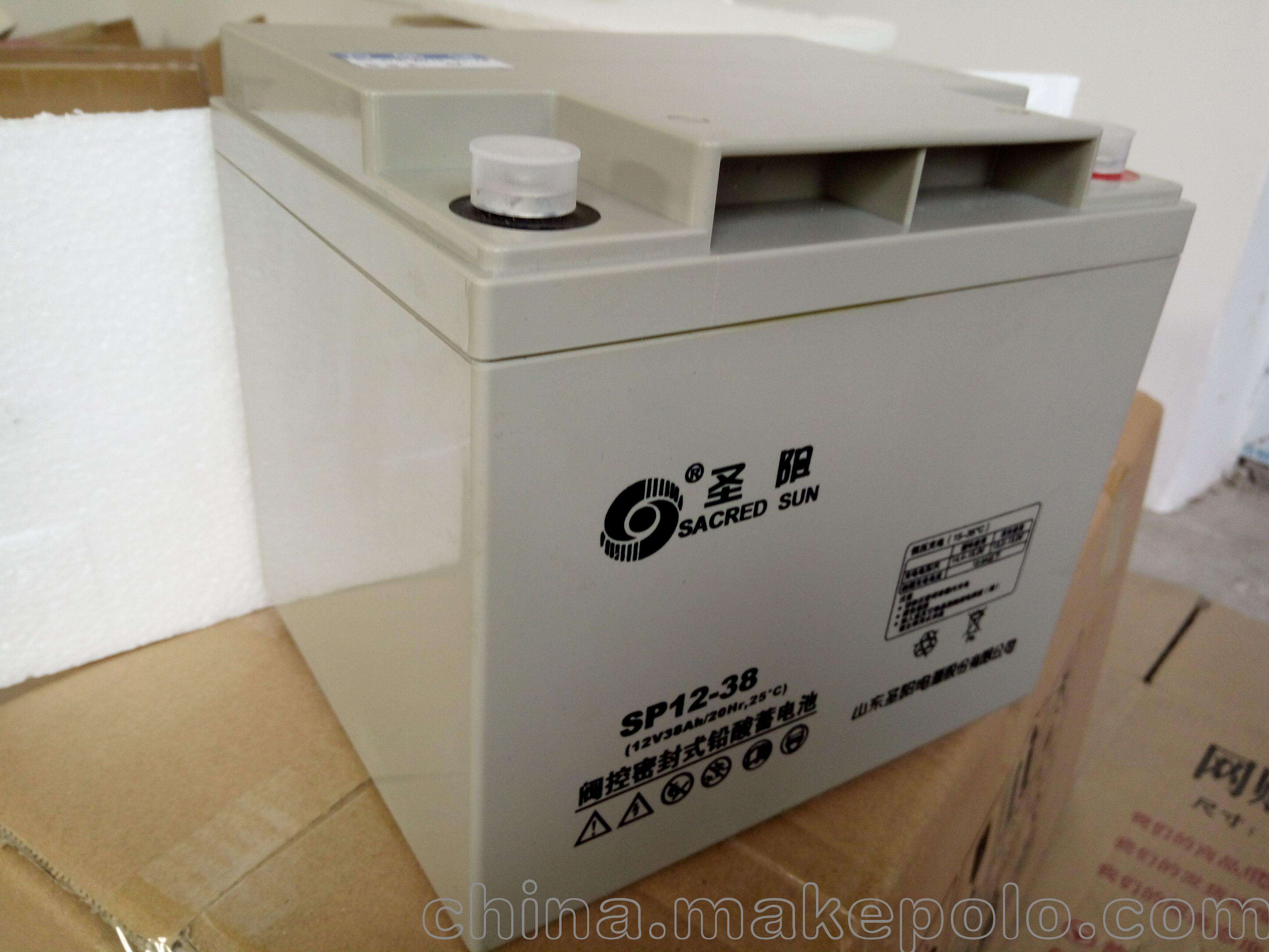 圣陽(yáng)蓄電池 SP12-38 電池后備電源 12V38AH代理商   廠家