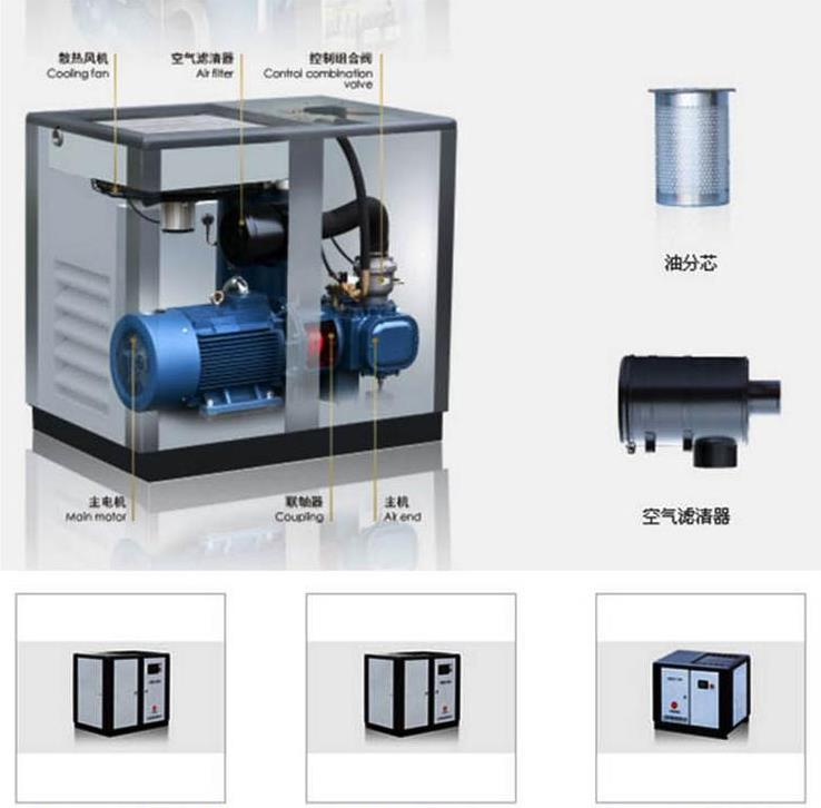 抚顺浪潮螺杆空压机加载电磁阀