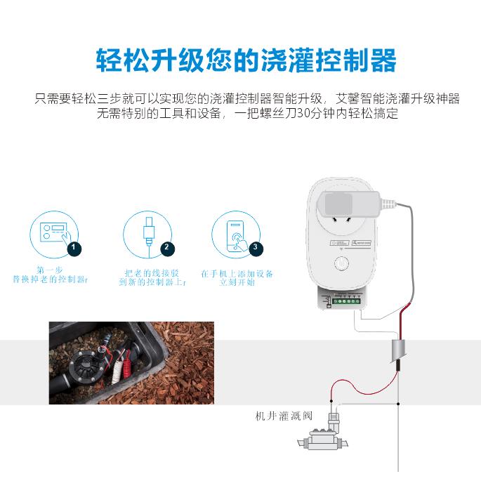 甘孜WIFI智能灌溉控制器 家庭花草自動澆灌
