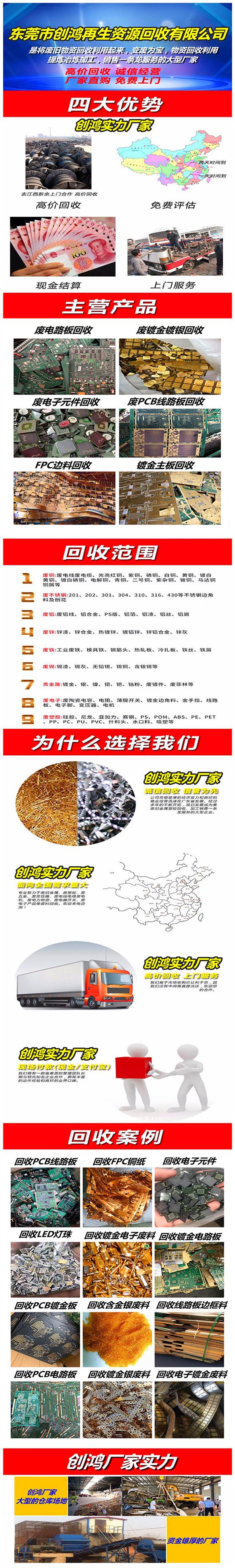 深圳镀金废料回收全国范围收购