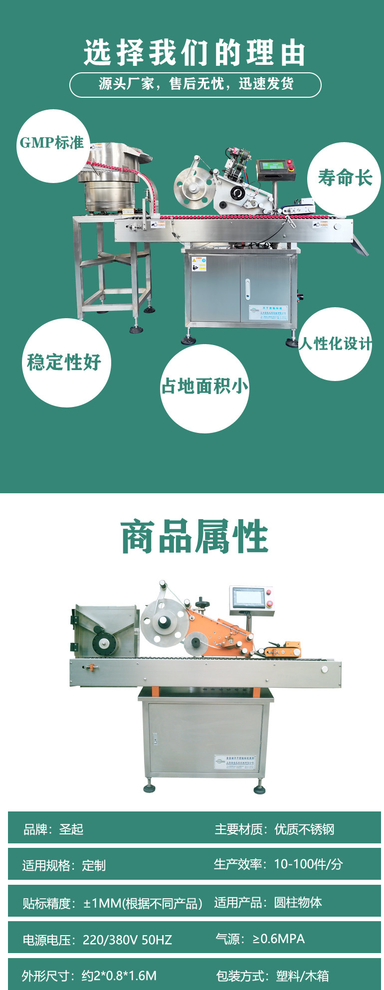 重庆灌装旋盖贴标联动线