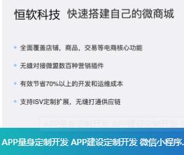 绵阳微信分销商城开发