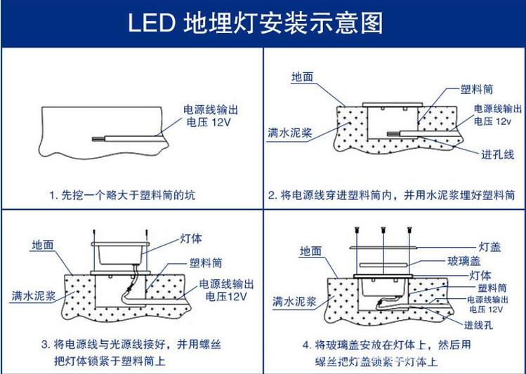 西安LED埋地灯供应商