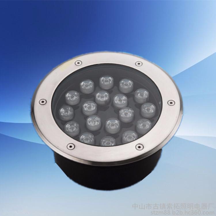 內蒙古LED埋地燈廠 圓形地埋燈 源頭廠家
