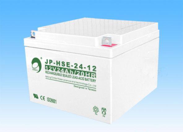 劲博12V24AH蓄电池JP-6-FM-24消防UPS电池12V24Ah/20H太阳能胶体电池