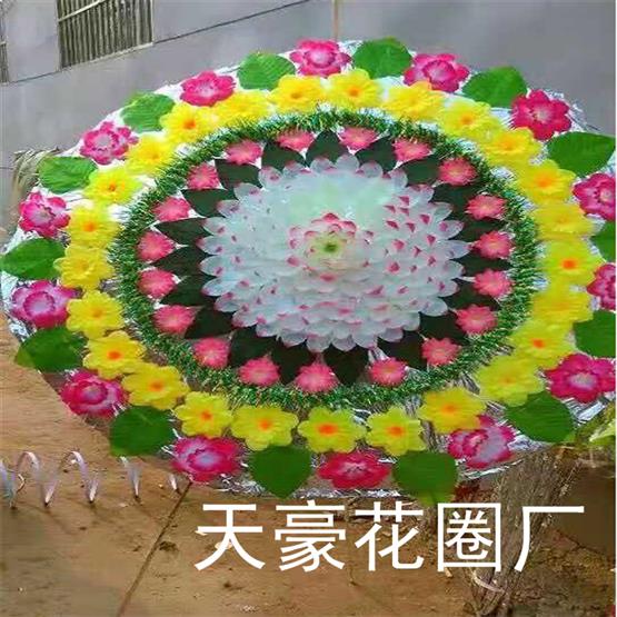 成都2米花圈廠_天豪花圈廠